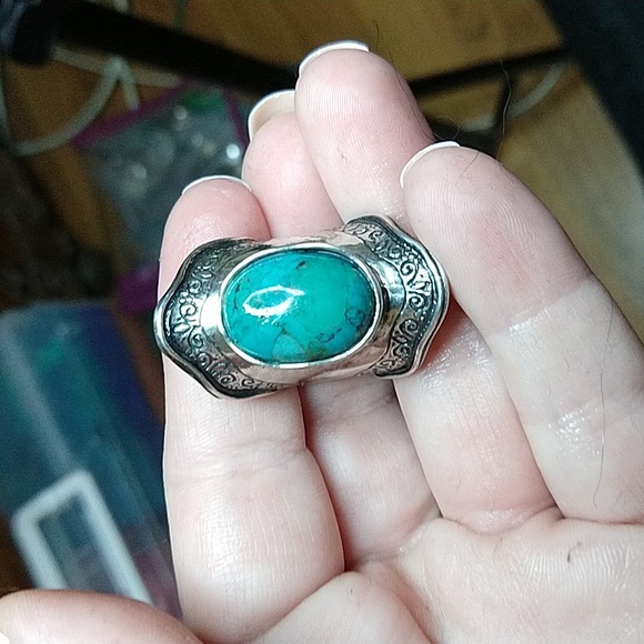 sterling silver 925 Israel Israeli designer eilat ring cigar band style - Picture 4 of 10